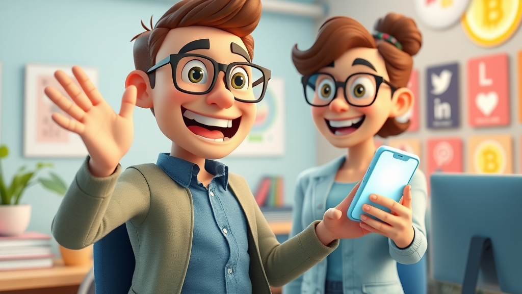 marketer engaging audience on social media for review generation and social proof
