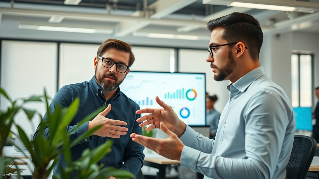 professionals analyzing local business lead generation data, performance dashboards, digital tools optimizing local businesses lead gen