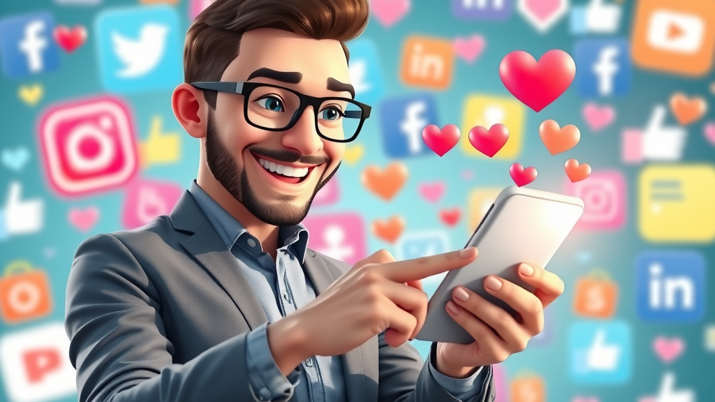 business owner engaging followers on social media to get more Google reviews