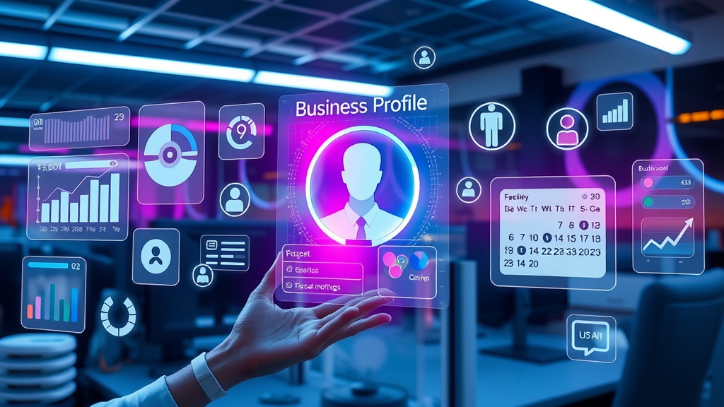 google business profile tools - charts, ads, messaging, booking links showing business on google