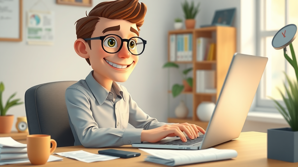 Small business owner optimizing Google My Business profile information for higher ranking and local search