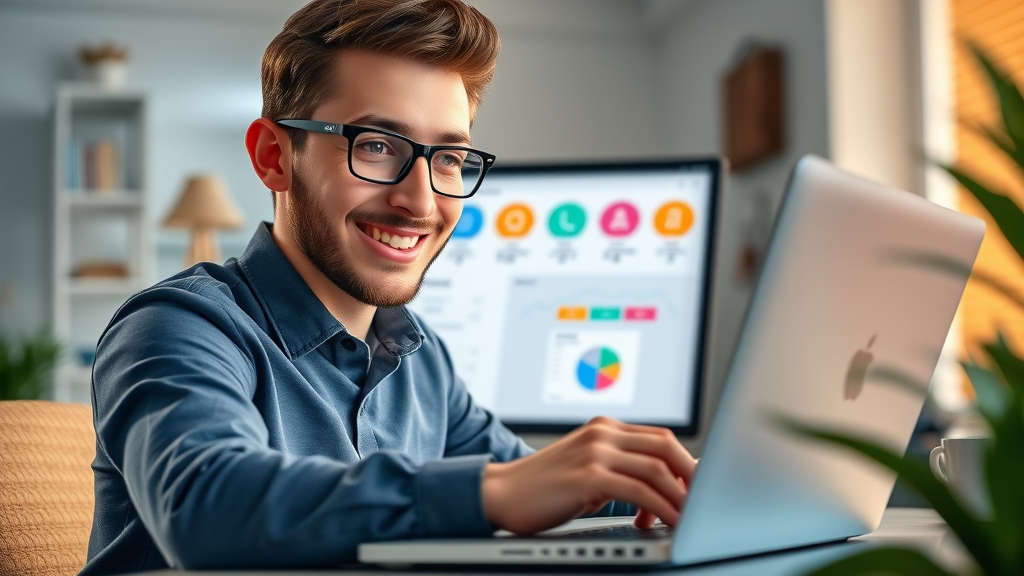 focused marketer optimizing a landing page for how to generate leads for local business