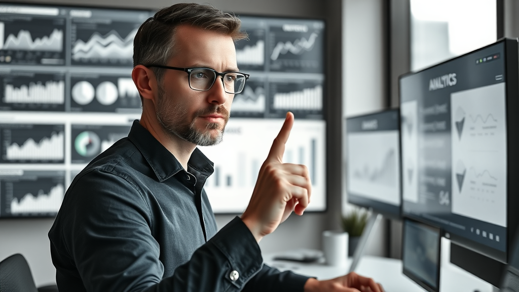 digital marketing for local businesses analytics expert reviewing marketing dashboards