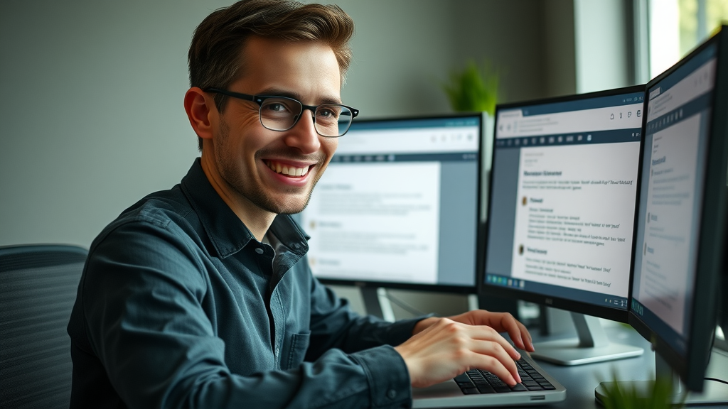 brand representative tailoring personalized review request email using review generation techniques