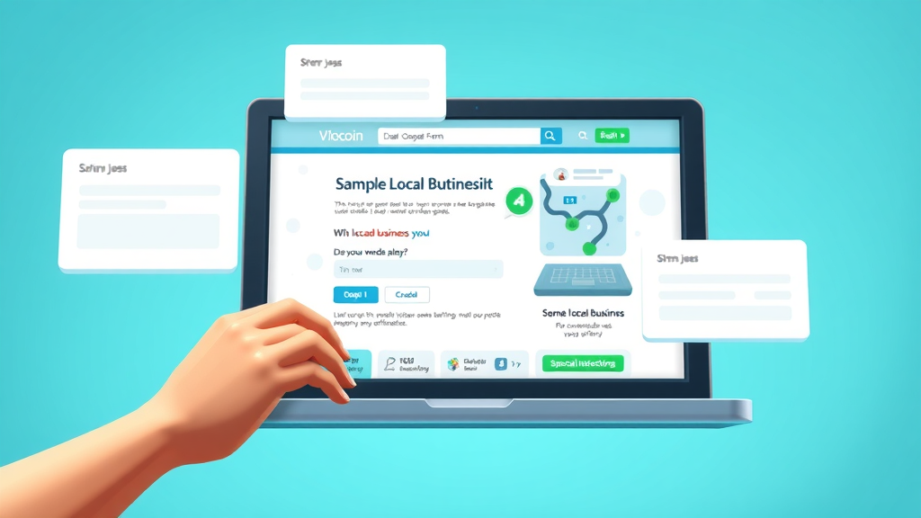 interactive landing page for local business, forms and call-to-actions, lead magnet examples driving online lead generation