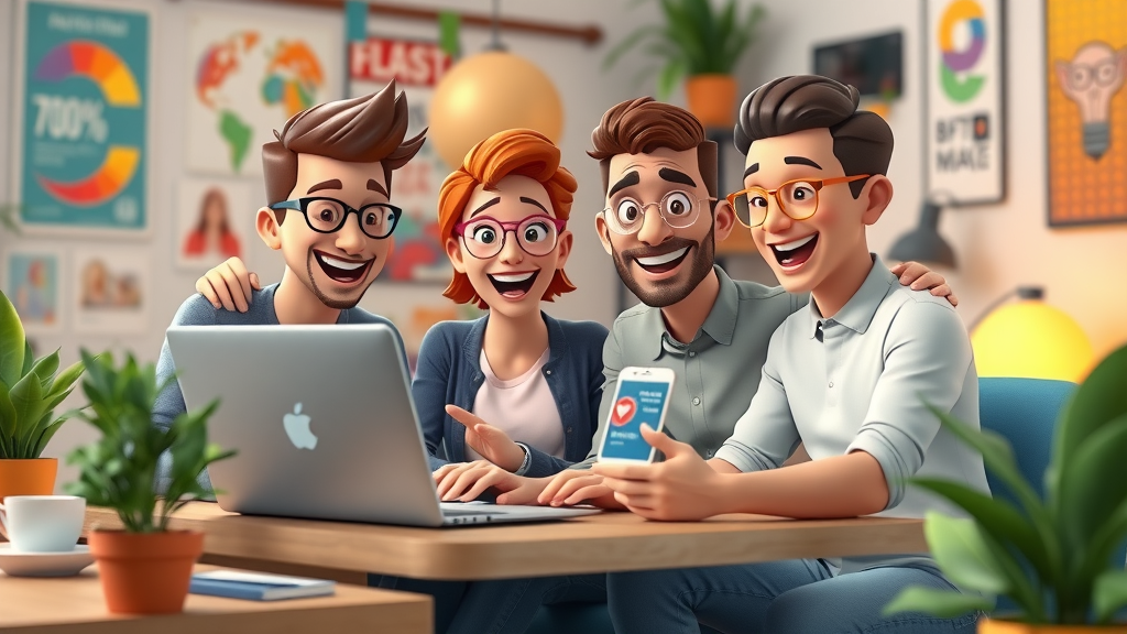 marketing team planning a social media campaign to increase google reviews, social media, leave a review
