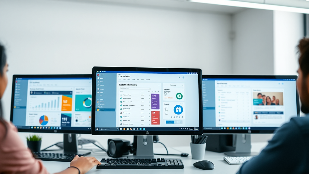 top email marketing tools for local business campaigns on computer screens