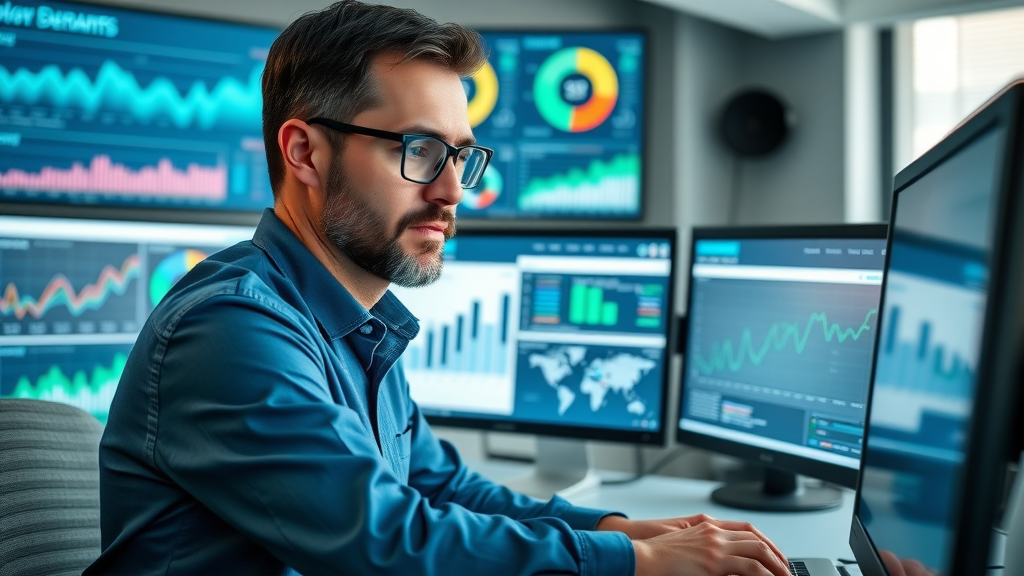 digital marketer tracking KPI analytics for how to generate leads for local business