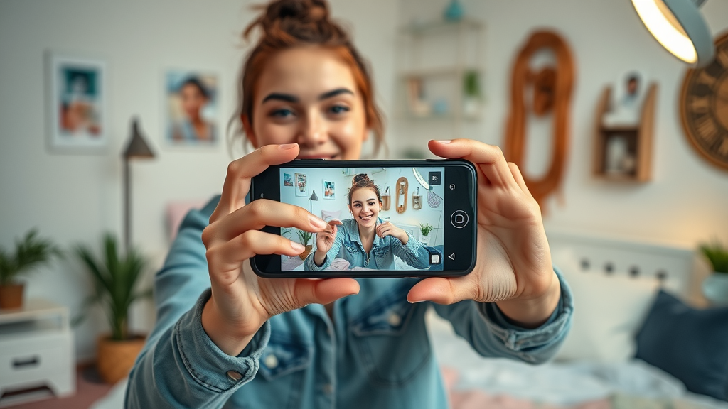 micro-influencer promoting small business on social media