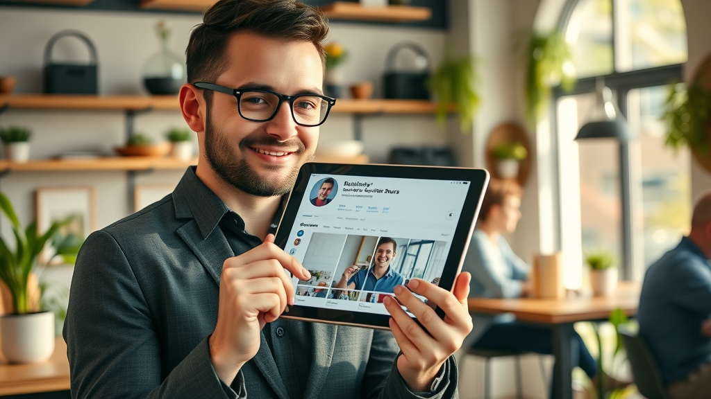 professional business owner improving local reach with a Google Business Profile update