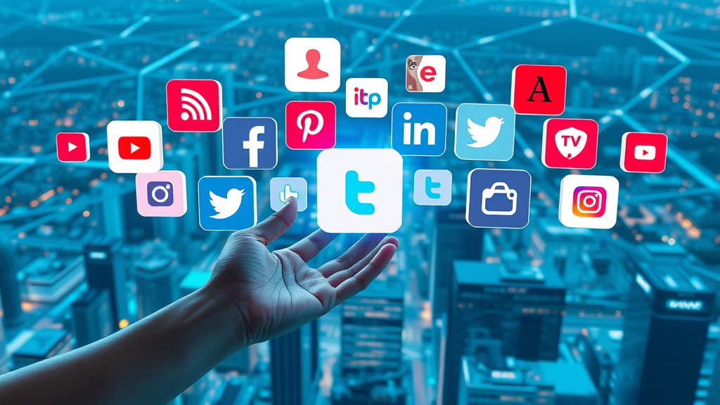 visual comparison of social media platforms for local business success