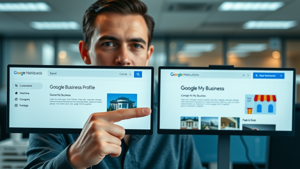 comparison dashboard google business profile vs google my business for how to claim your google listing