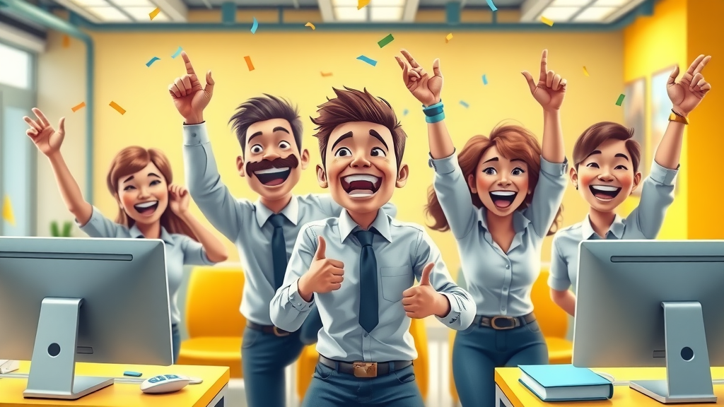referral marketing team celebrating small business lead growth | referral programs, small business leads