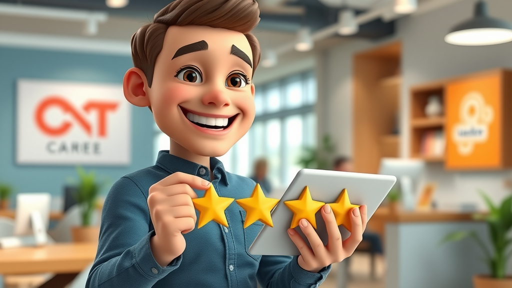 Happy customer leaves five-star google review after business completes verification process