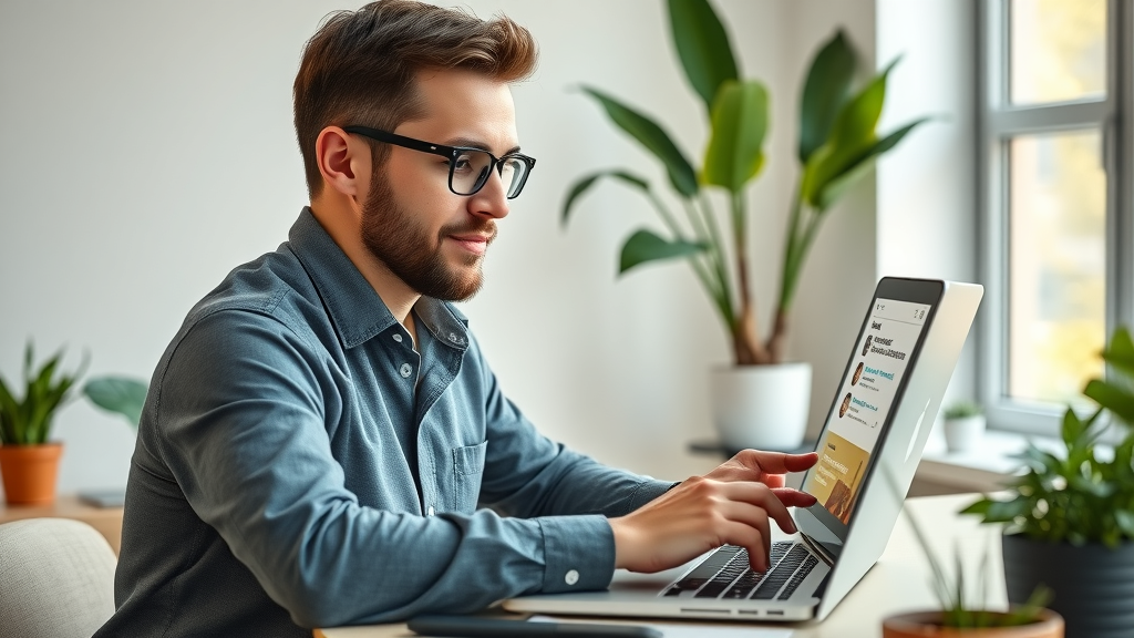 modern business owner optimizing Google Business Profile to get more google reviews