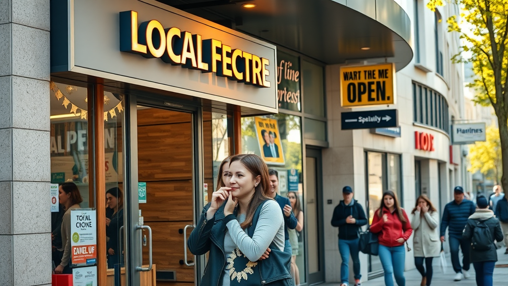 modern local storefront suggesting trust through a verified Google Business Profile